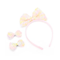Pine Kids Hair Band With Alligator Hair Clip - Multicolour