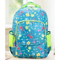 Pine Kids 17 Inch Azure School Backpack Blue