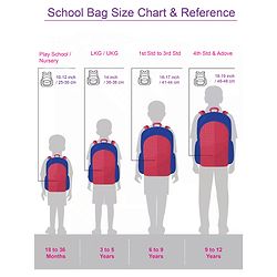 Pine Kids 17 Inch Azure School Backpack Blue