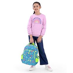 Pine Kids 17 Inch Azure School Backpack Blue