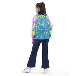 Pine Kids 17 Inch Azure School Backpack Blue