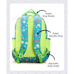 Pine Kids 17 Inch Azure School Backpack Blue