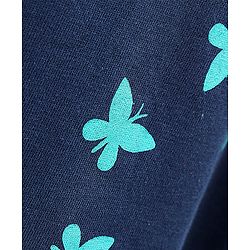 Pine Kids Biowashed Skirt Butterfly Print - Blue