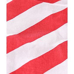 Pine Kids Above Knee Length Biowashed Skirt Stripes Print- Red
