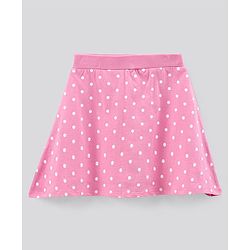Pine Kids Biowashed Skirt Dots Print - Pink