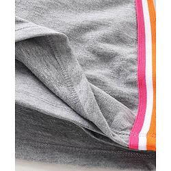 Pine Kids Above Knee Length Skirt with Biowash - Grey