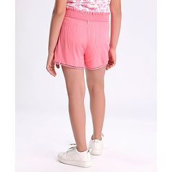 Pine Kids Mid Thigh Softener Wash Shorts - Pink