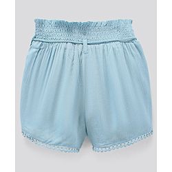 Pine Kids Mid Thigh Softener Wash Shorts - Blue