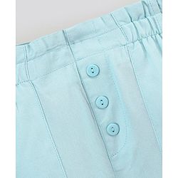Pine Kids Mid Thigh Softener Wash Shorts - Light Blue