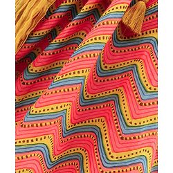 Pine Kids Sleeveless Printed Kurti Churidar Set With Dupatta - Yellow & Red