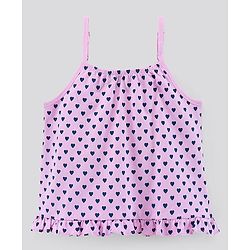 Pine Kids Cotton Sleeveless Tops Printed Pack of 2 - Purple Blue