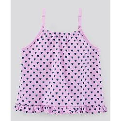 Pine Kids Cotton Sleeveless Tops Printed Pack of 2 - Purple Blue