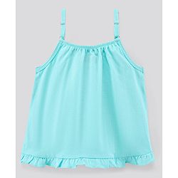 Pine Kids Cotton Sleeveless Tops Printed Pack of 2 - Purple Blue