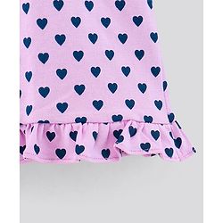 Pine Kids Cotton Sleeveless Tops Printed Pack of 2 - Purple Blue