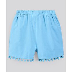Pine Kids Half Sleeves Tee & Shorts Set Polka Dot Print - Pink Blue