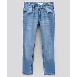 Pine Kids Full Length Enzyme Wash Jeans - Blue