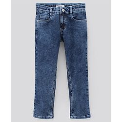 Pine Kids Full Length Enzyme Wash Jeans - Dark Blue