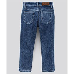 Pine Kids Full Length Enzyme Wash Jeans - Dark Blue