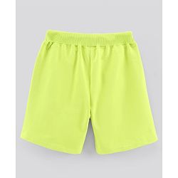 Pine Active Above Knee Length Anti-Bacterial Shorts With Stretch Solid - Green