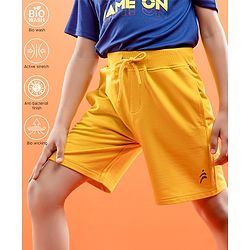 Pine Active Anti Bacterial Shorts Solid  - Gold