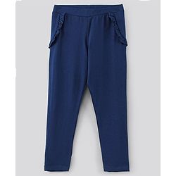 Pine Kids Organic Ankle Length Solid Legging Pack of 2 - Blue Pink