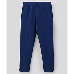 Pine Kids Organic Ankle Length Solid Legging Pack of 2 - Blue Pink
