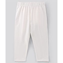 Pine Kids Organic Capri Length Solid Legging Pack of 3 - Black White Brown