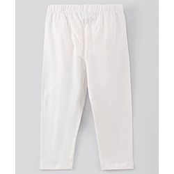Pine Kids Organic Capri Length Solid Legging Pack of 3 - Black White Brown