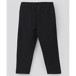 Pine Kids Organic Capri Length Solid Legging Pack of 3 - Black White Brown