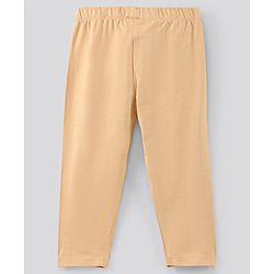 Pine Kids Organic Capri Length Solid Legging Pack of 3 - Black White Brown