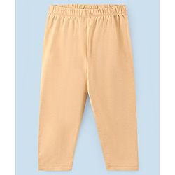 Pine Kids Ankle Length Biowashed Solid Leggings Pack Of 3 - Cream White Black