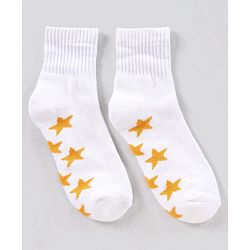 Pine Kids Anti Microbial Washed Socks Star Print Pack Of 3 - Red White Navy