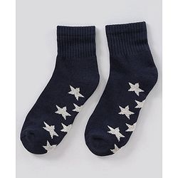 Pine Kids Anti Microbial Washed Socks Star Print Pack Of 3 - Red White Navy