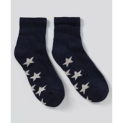 Pine Kids Anti Microbial Washed Socks Star Print Pack Of 3 - Red White Navy
