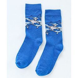 Pine Kids Ankle Length Antimicrobial Socks Set of 3 - Blue