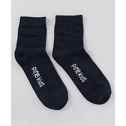 Pine Kids Ankle Length Striped Socks Pack of 5 - Blue