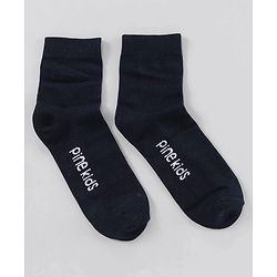 Pine Kids Ankle Length Striped Socks Pack of 5 - Blue