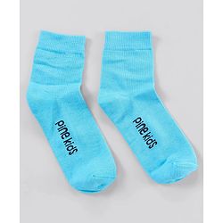Pine Kids Ankle Length Striped Socks Pack of 5 - Blue