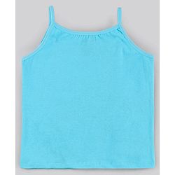 Pine Kids Sleeveless Biowashed Cotton Slips Heart Print Pack Of 3 (Colour May Vary)