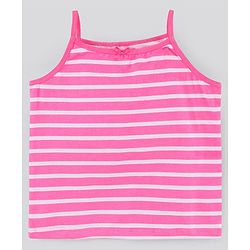 Pine Kids Anti Microbial & Bio Washed Singlet Sleeves Slips Polka Dots & Strawberry Print Pack of 3 (Color May Vary)