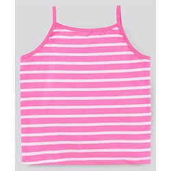 Pine Kids Anti Microbial & Bio Washed Singlet Sleeves Slips Polka Dots & Strawberry Print Pack of 3 (Color May Vary)