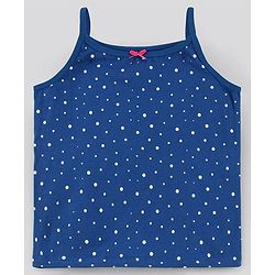 Pine Kids Anti Microbial & Bio Washed Singlet Sleeves Slips Polka Dots & Strawberry Print Pack of 3 (Color May Vary)