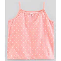 Pine Kids Anti-Microbial & Biowashed Sleeveless Slips Multi Print & Bow Pack Of 3 - White Peach Black