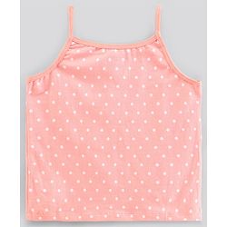 Pine Kids Anti-Microbial & Biowashed Sleeveless Slips Multi Print & Bow Pack Of 3 - White Peach Black