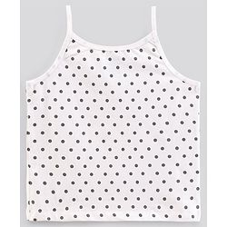 Pine Kids Anti-Microbial & Biowashed Sleeveless Slips Multi Print & Bow Pack Of 3 - White Peach Black