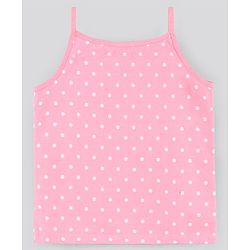 Pine Kids Anti Microbial & Bio Washed Singlet Sleeves Slips Polka Dots & Stripes Print Pack of 3 (Color May Vary)