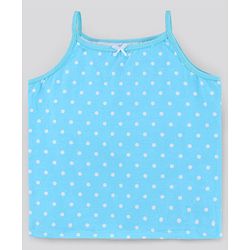 Pine Kids Anti Microbial & Bio Washed Singlet Sleeves Slips Polka Dots & Stripes Print Pack of 3 (Color May Vary)