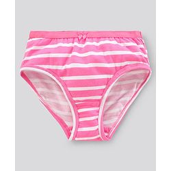 Pine Kids Anti Bacterial & Biowashed Panties Polka Dots & Strawberry Print Pack of 3 (Colour May Vary)