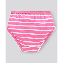 Pine Kids Anti Bacterial & Biowashed Panties Polka Dots & Strawberry Print Pack of 3 (Colour May Vary)