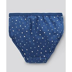 Pine Kids Anti Bacterial & Biowashed Panties Polka Dots & Strawberry Print Pack of 3 (Colour May Vary)